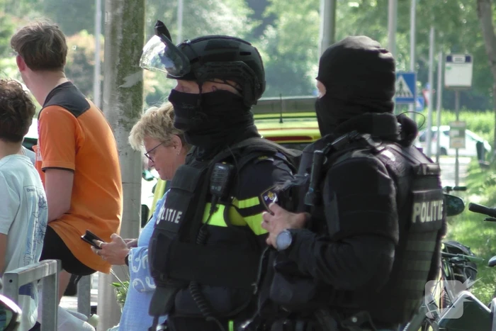 Massale politie-inzet voor verdachte situatie