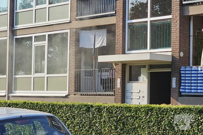 Flinke rookontwikkeling bij brand in flatwoning