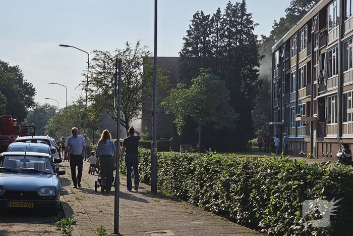 Flinke rookontwikkeling bij brand in flatwoning