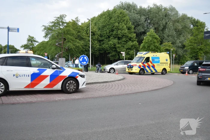 Fietser gewond bij aanrijding met auto