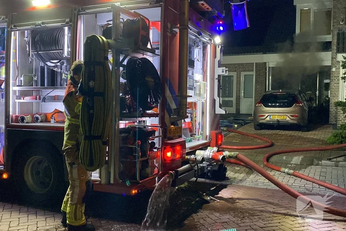 Rookontwikkeling bij woningbrand