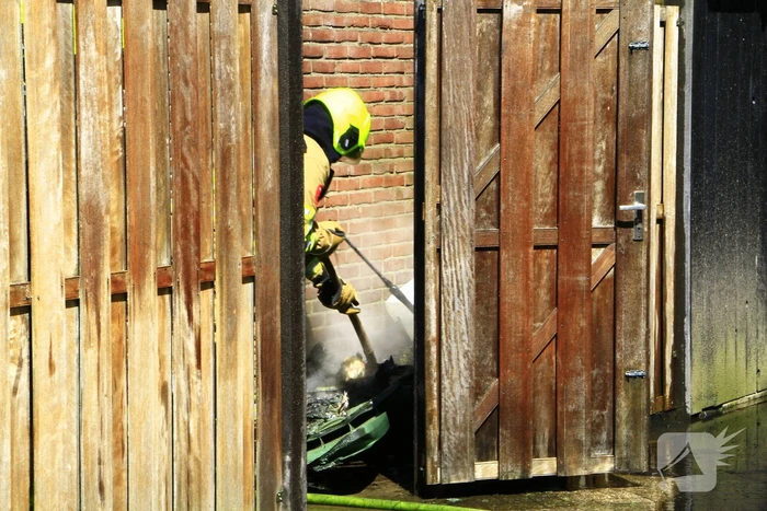 Brandende kliko veroorzaakt veel rookontwikkeling