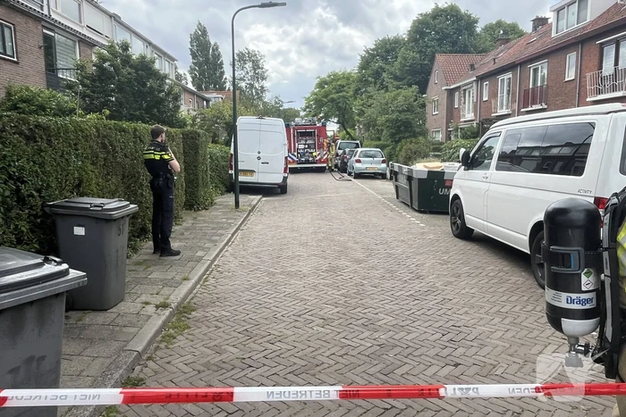 Straat afgezet vanwege gaslekkage