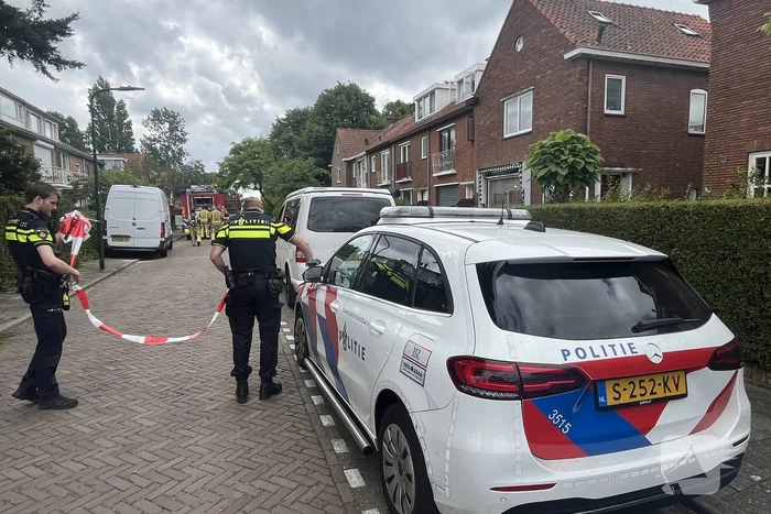 Straat afgezet vanwege gaslekkage