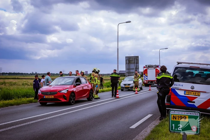Provincialeweg deels dicht door aanrijding