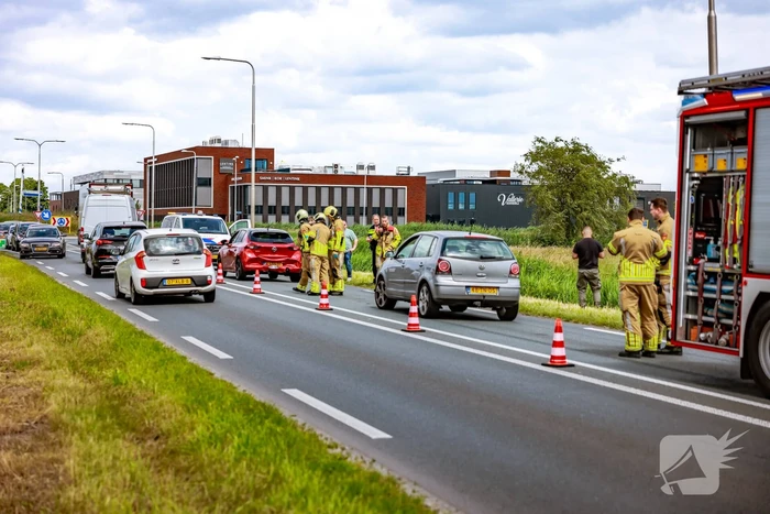 Provincialeweg deels dicht door aanrijding