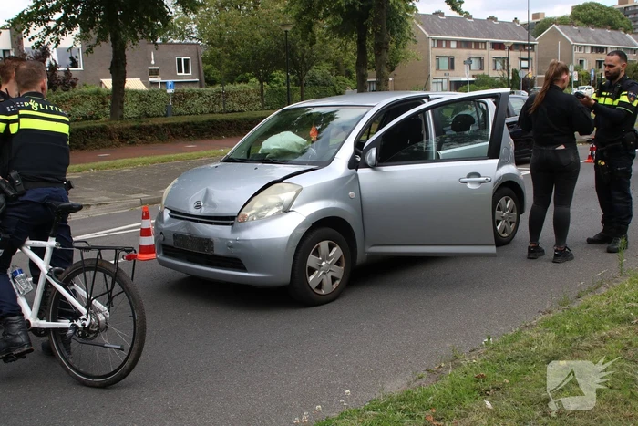 Automobiliste gewond bij kop-staartbotsing