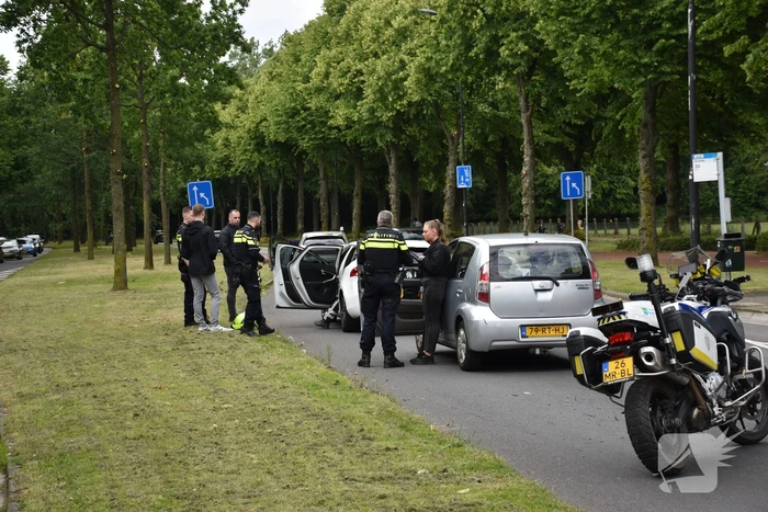 Automobiliste gewond bij kop-staartbotsing
