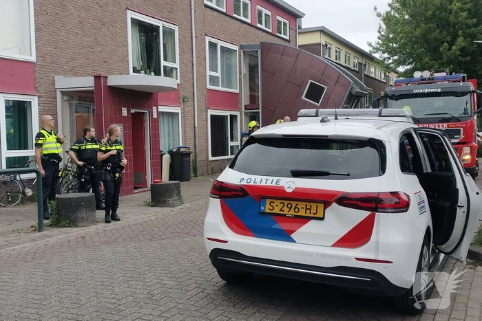 Brandweer assisteert politie bij inzet in woning