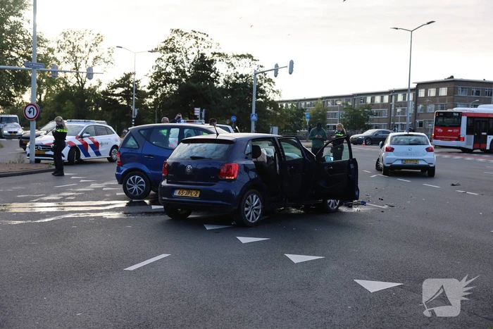 Forse schade bij botsing meerdere voertuigen