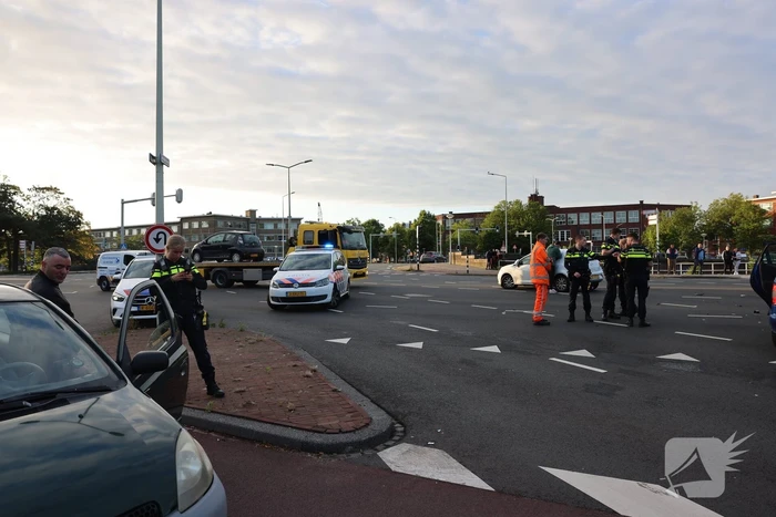 Forse schade bij botsing meerdere voertuigen