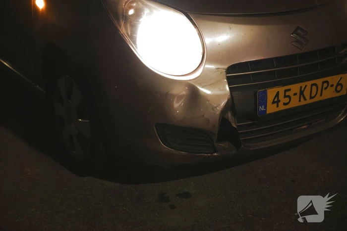 Scooterrijder geschept op kruising