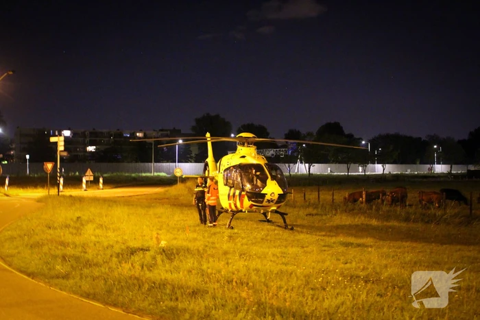 Traumateam assisteert bij medisch incident