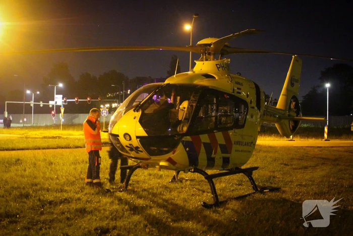 Traumateam assisteert bij medisch incident