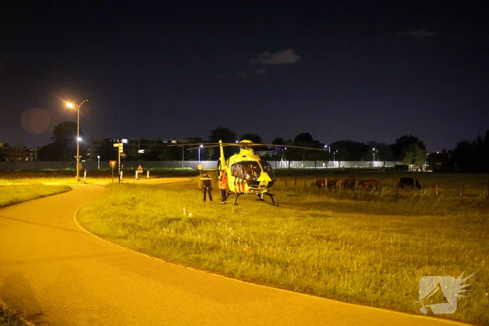 Traumateam assisteert bij medisch incident