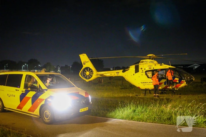 Traumateam assisteert bij medisch incident