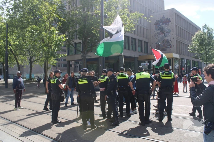 Politie grijpt in bij demonstraties