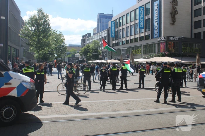 Politie grijpt in bij demonstraties