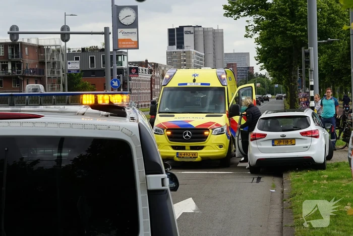 Scooterrijder gewond bij aanrijding met automobilist