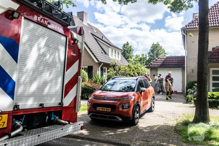 Brand in heg snel onder controle