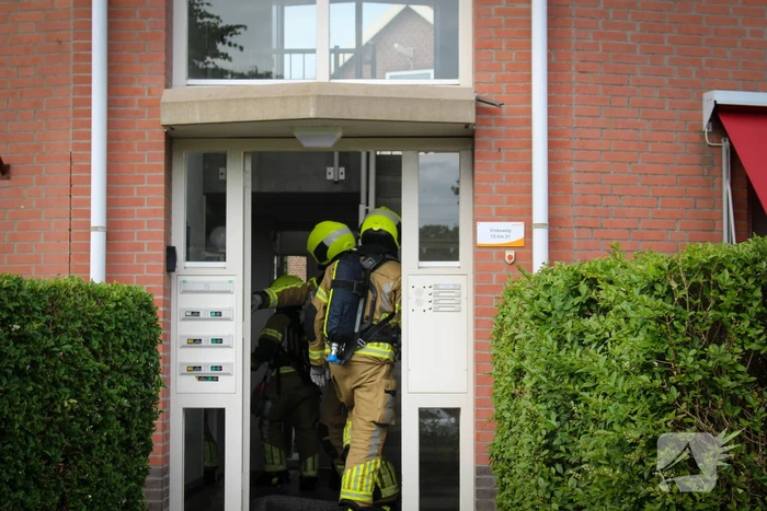 Brandweer ventileert woning na vergeten pannetje op het vuur