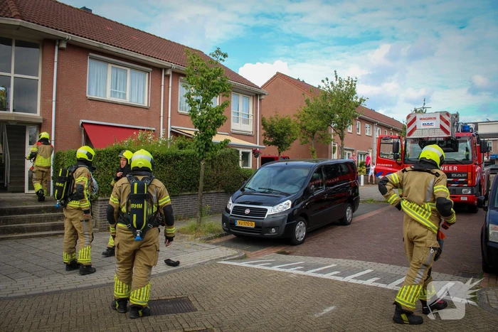 Brandweer ventileert woning na vergeten pannetje op het vuur