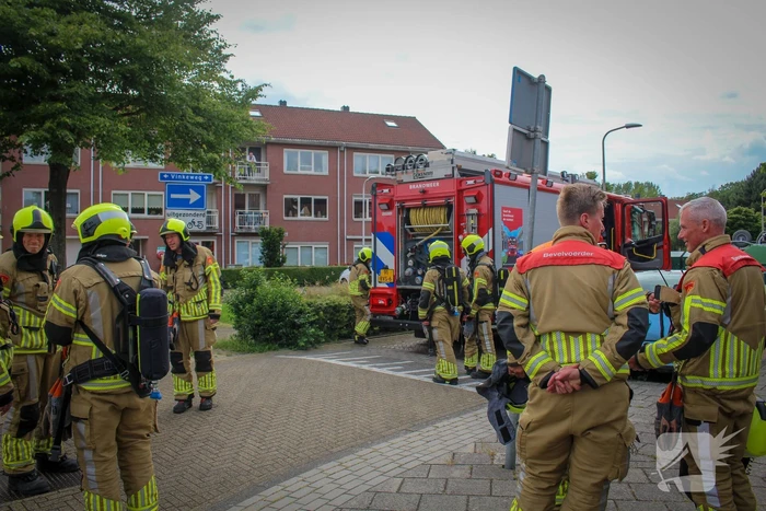 Brandweer ventileert woning na vergeten pannetje op het vuur
