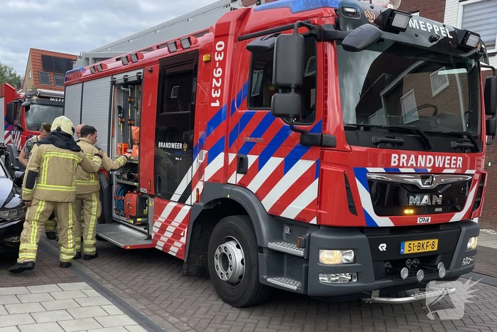 Woning geventileerd na brand