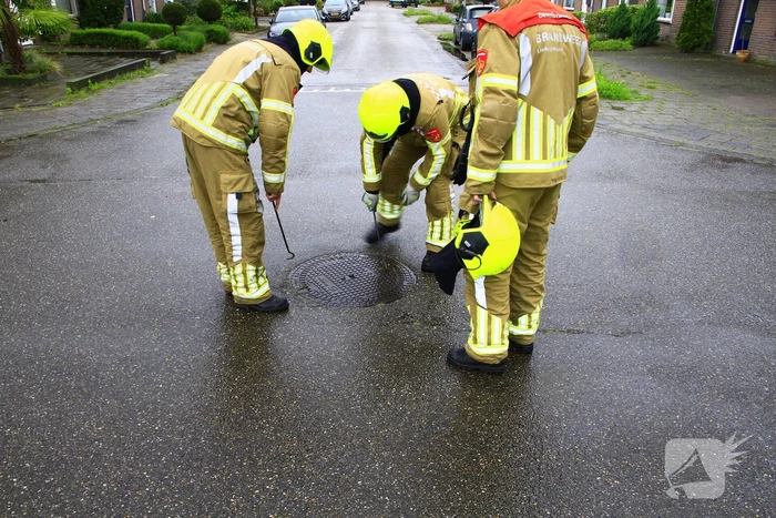 Brandweer ingezet voor rook uit het riool