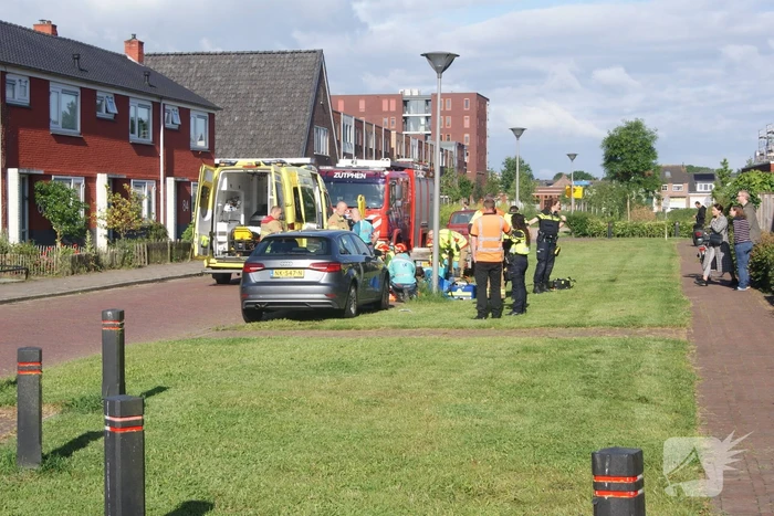 Gewonde na ongeval met remote controlled grasmaaier