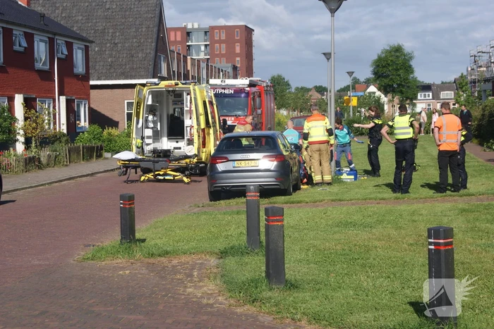 Gewonde na ongeval met remote controlled grasmaaier