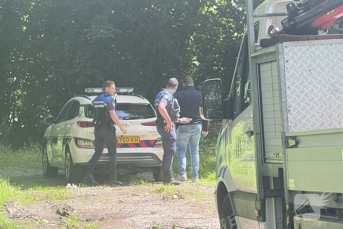 Vermoedelijk drugsafval gedumpt