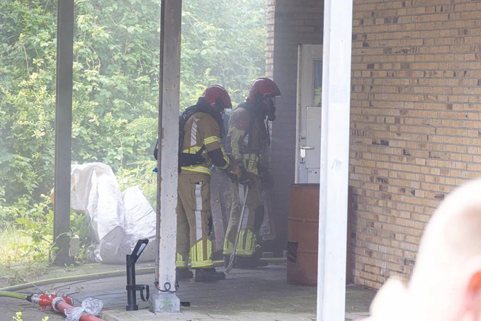 Grote brand uitgebroken in leegstaand