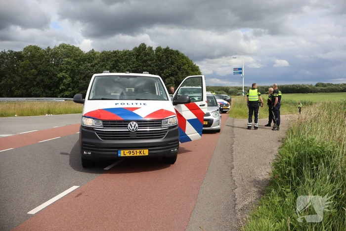 Bestuurder negeert stopteken en wordt tot stilstand gedwongen