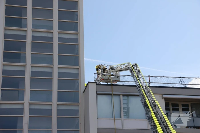 Brand in spouwmuur