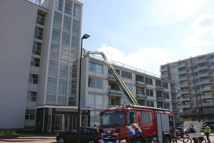 Brand in spouwmuur