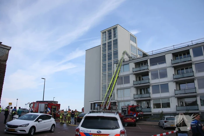 Brand in spouwmuur