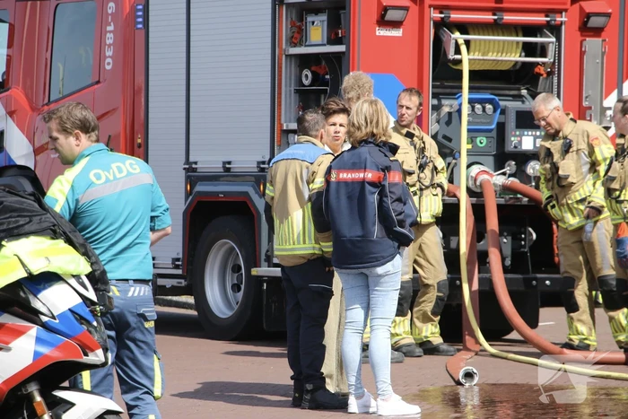 Brand in spouwmuur