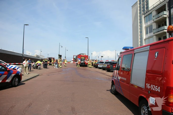 Brand in spouwmuur