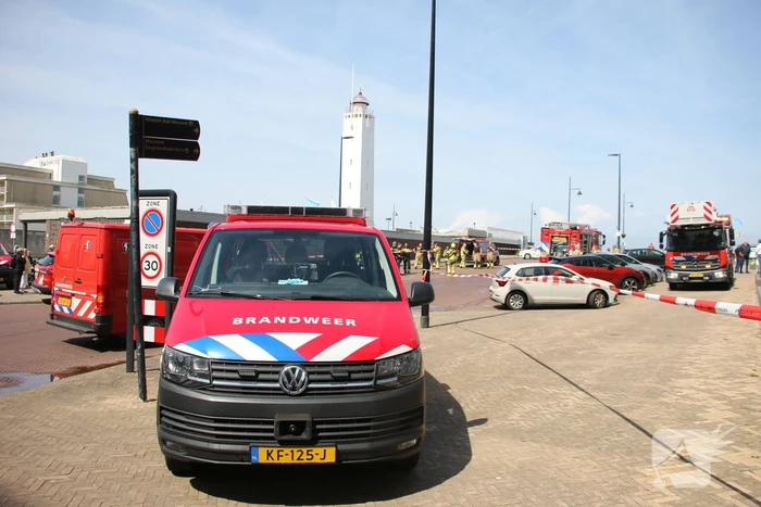Brand in spouwmuur