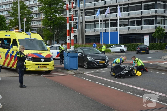 Scootmobieler aangereden door automobilist