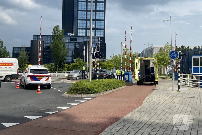 Scootmobieler aangereden door automobilist