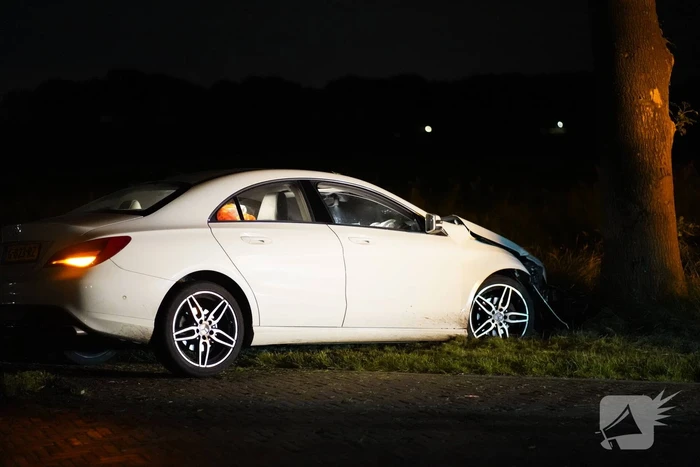 Autobestuurder botst tegen twee bomen