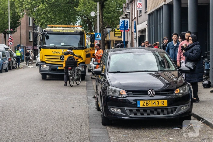 Motorrijder hard ten val na parkeeractie automobilist
