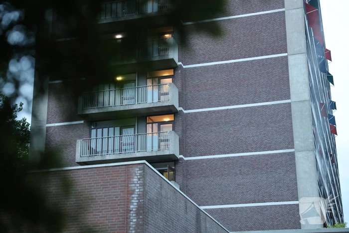 Brand in appartementen complex