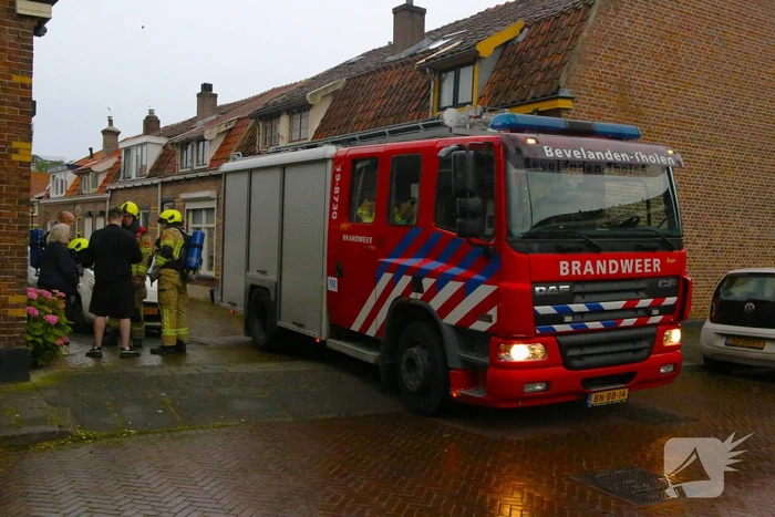 Brandweer aanwezig voor koolmonoxide melding in woonhuis