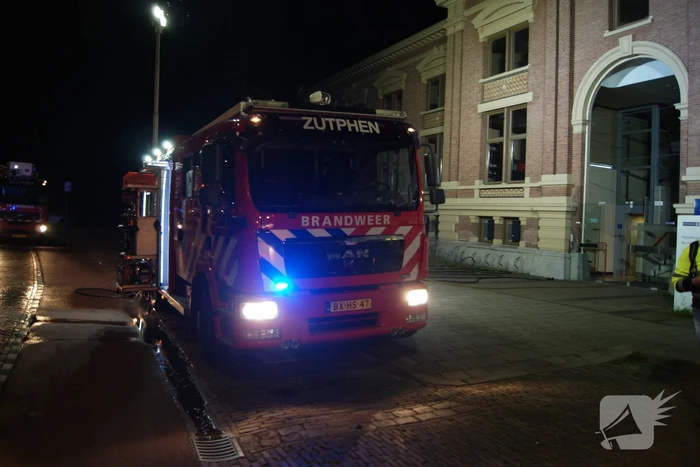 Brandweer ingezet voor brand in rechtbank