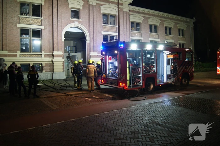 Brandweer ingezet voor brand in rechtbank