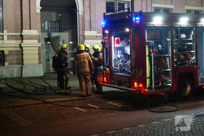 Brandweer ingezet voor brand in rechtbank