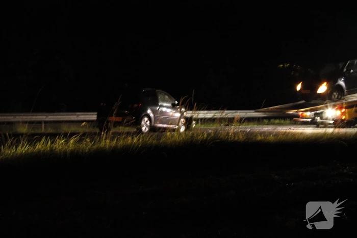 Auto uitgebrand bij ongeval